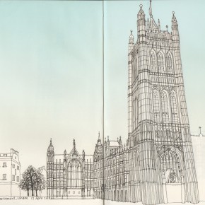 Visiting London through Sketches