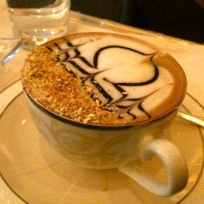 How does a 24karat Gold dust cappuccino taste like? Emirates Palace