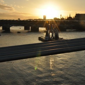 The Olympic Ring on the River Thames The Olympic Ring on the River Thames